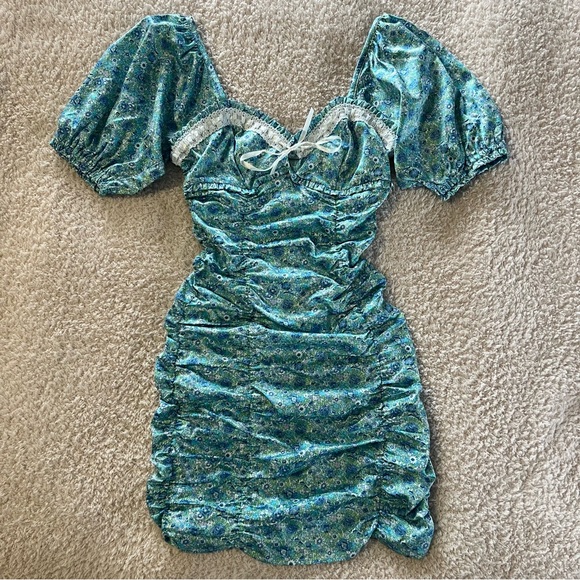 For Love & Lemons Alana Floral Dress, XS - Picture 7 of 11